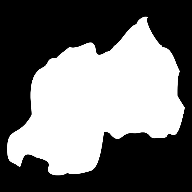 Rwanda map flag