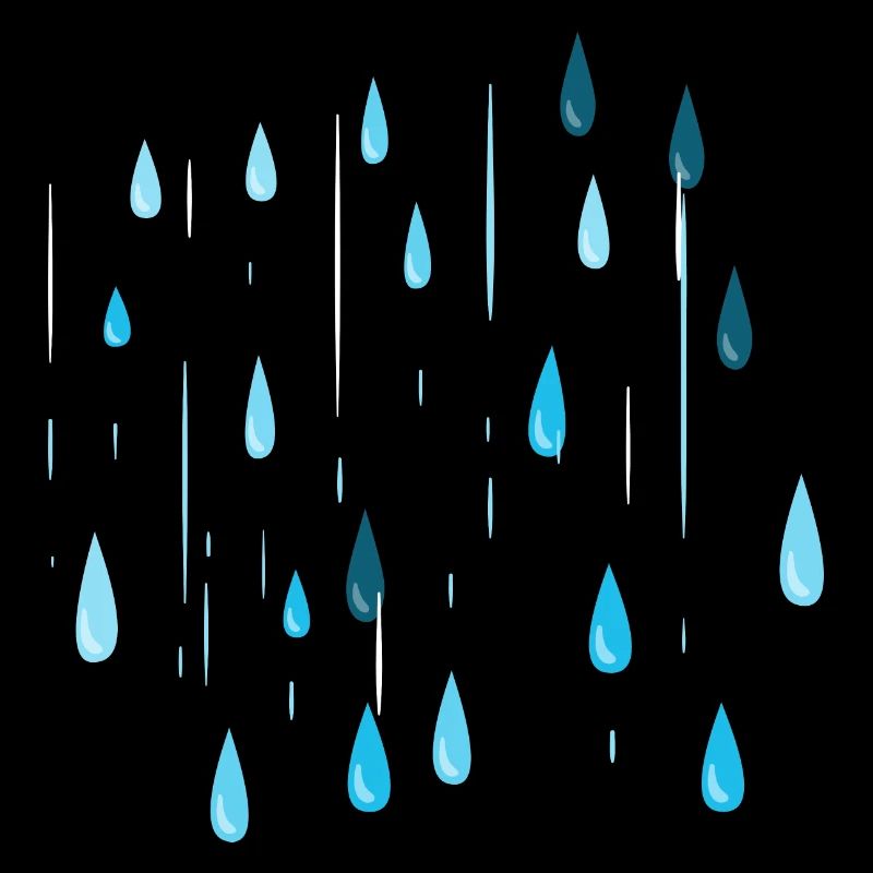 Raindrops / Weather / Nature