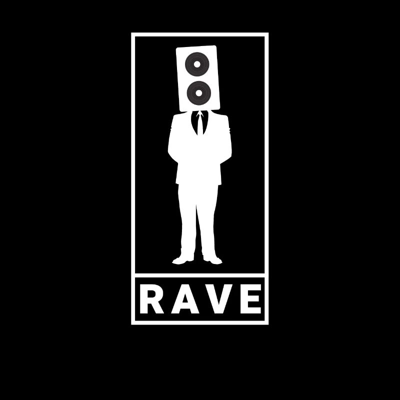 Rave Techno Bass Trance Minimal geschenk