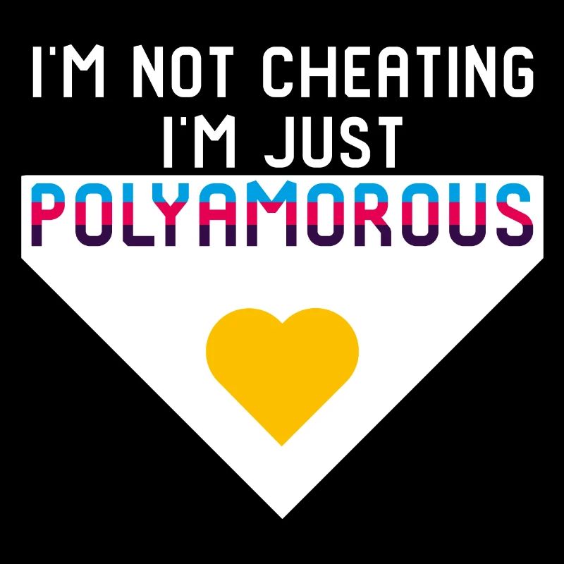 Je suis juste polyamoureux Polyamour Flag Poly Pride