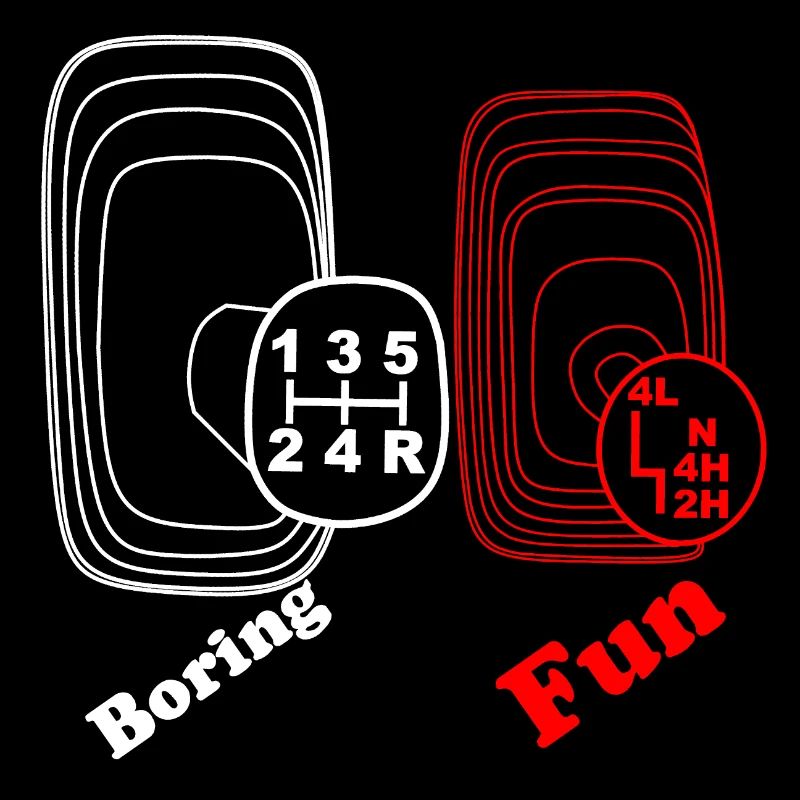 Boring fun gears 4WD 4x4 4WD