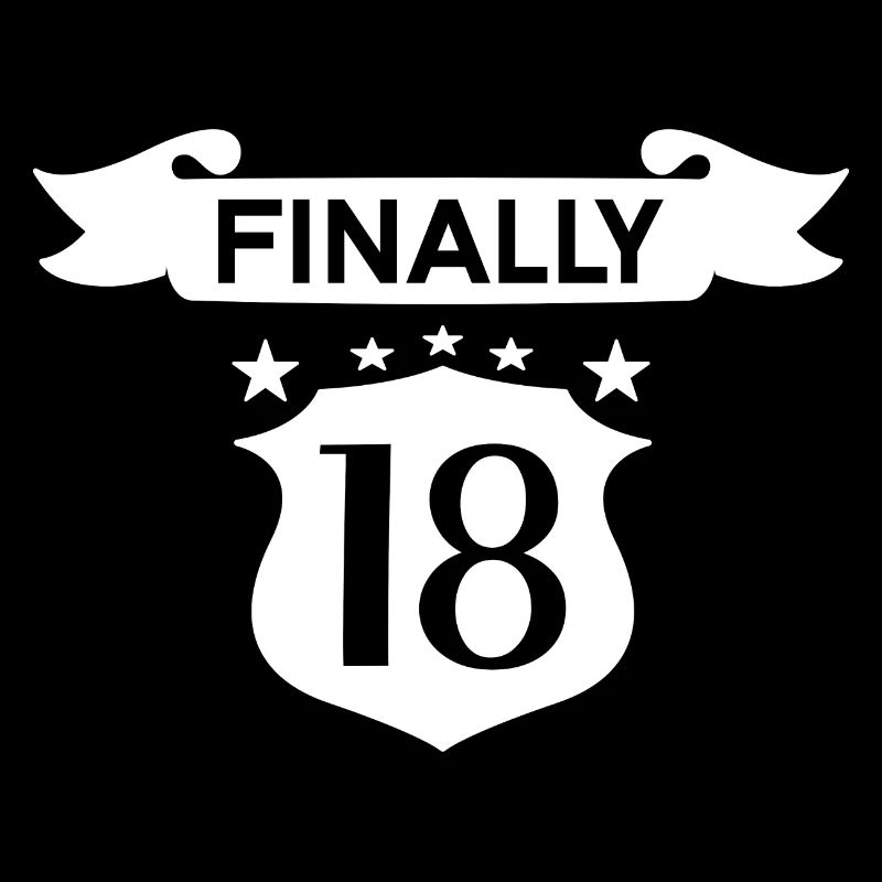 finally 18 Geburtstag 18 Geburtstagsgeschenk