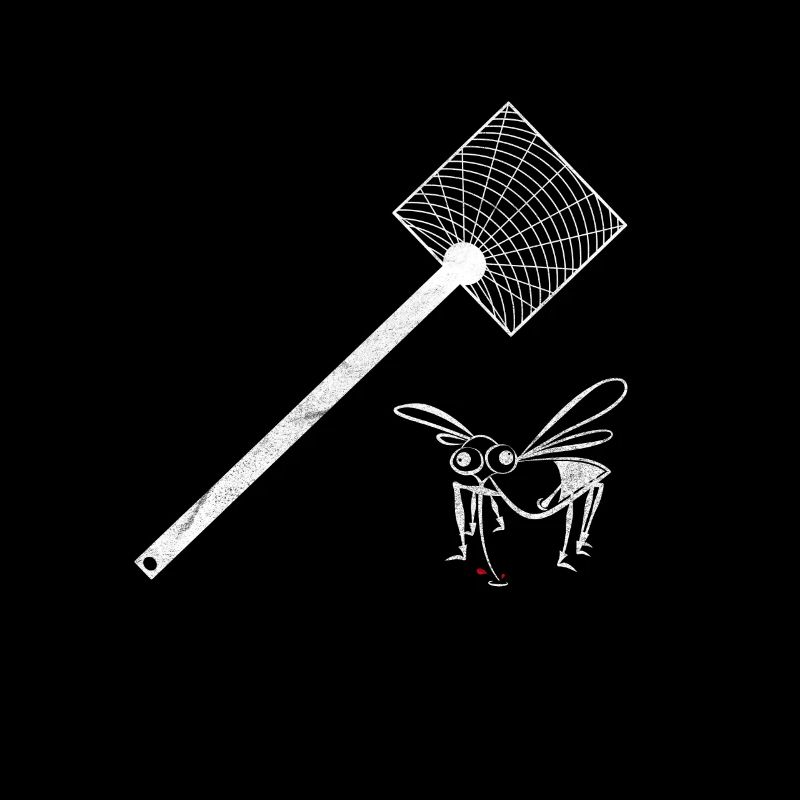 Fly swatter with mosquito insects gift