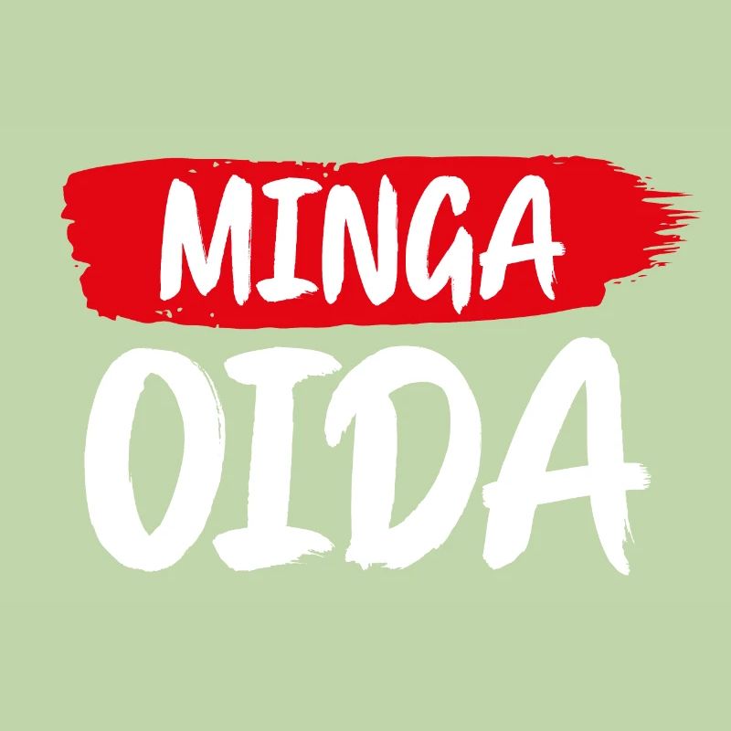 MINGA OIDA | MÜNCHEN | GESCHENK | ROT
