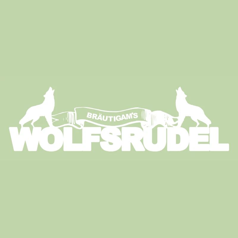 Wolfsrudel Bräutigam Junggesellenabschied Geschenk
