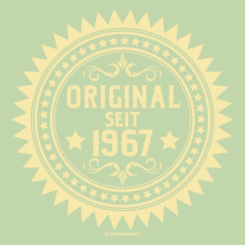 Original seit 67 - Geburtstags Geschenk -