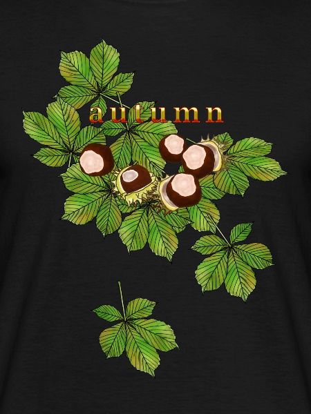Autumn, chestnuts