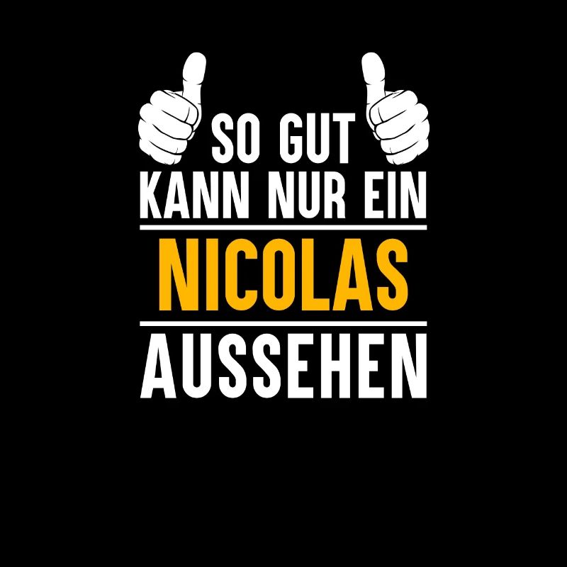 Nicolas Vorname Name Geschenk