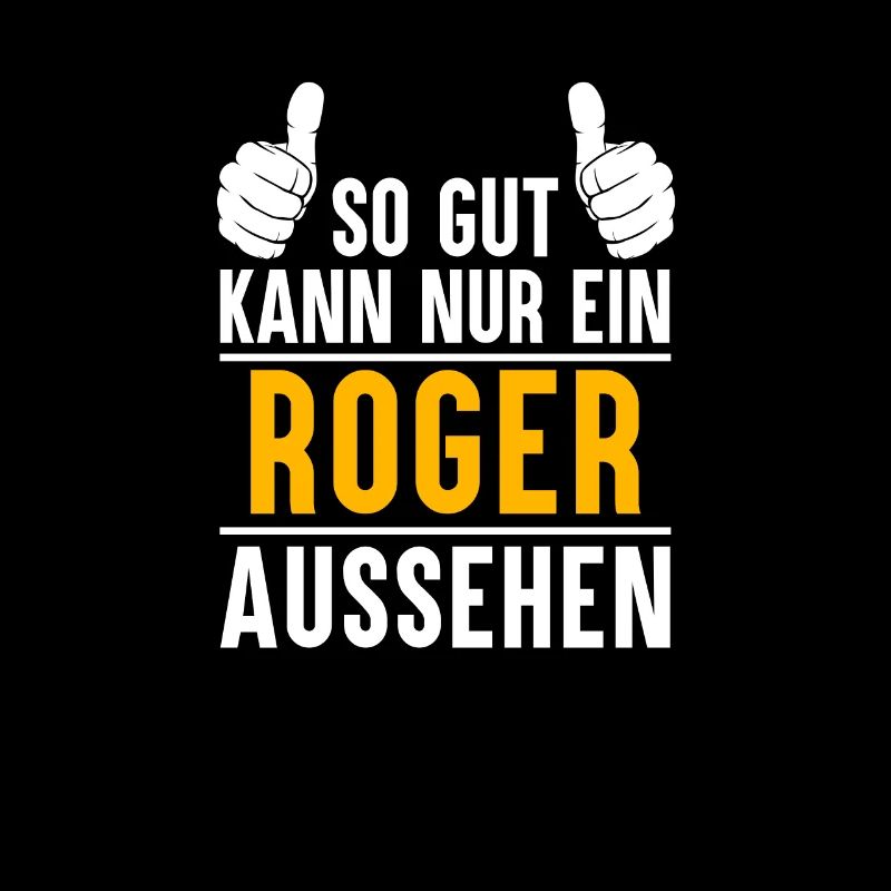 Roger Vorname Name Geschenk
