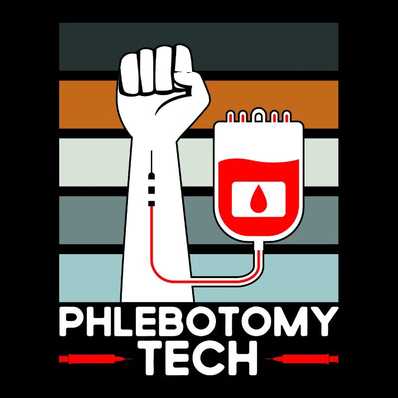 Phlébotomie Échantillon de sang Phlébotomiste Tech Cadeau