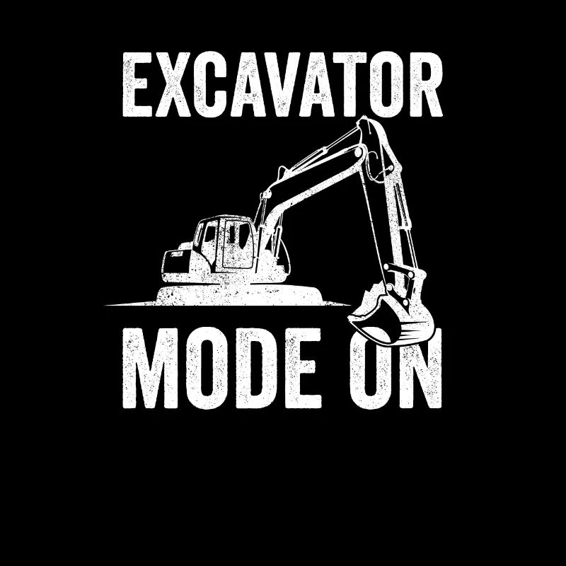 Excavator Construction Site Excavator Drivers Excavators Gift