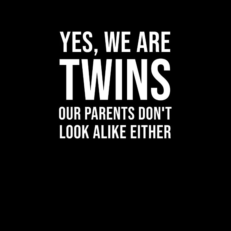 Zwilling Zwillinge Bruder Schwester Spruch