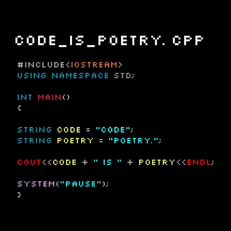 Code is Poetry.CPP