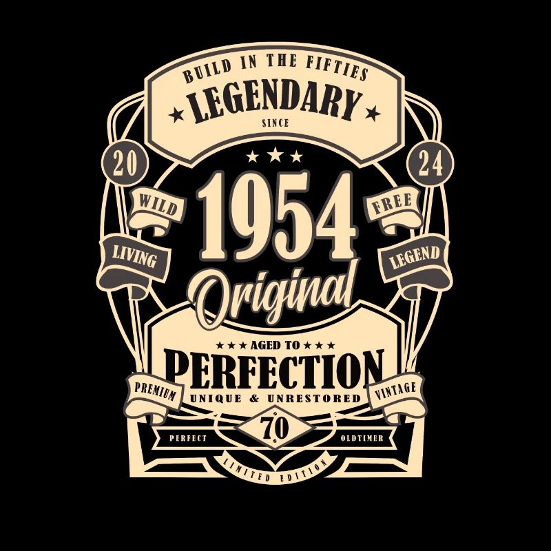 70. Geburtstag, Geschenk, Legende, Original, 1954