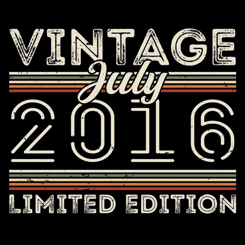 Juli 2016 Juli Geburtstagsgeschenk Juli 2016
