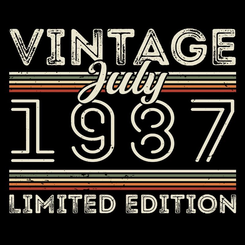 Juli 1987 Juli Geburtstagsgeschenk Juli 1987