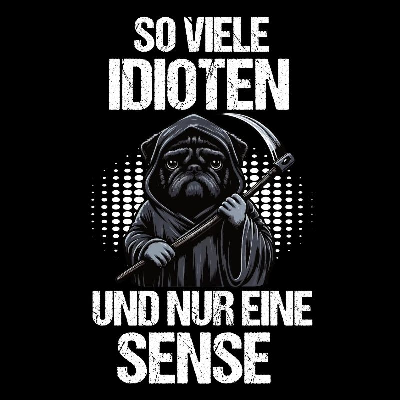So Viele Idioten Mops Möpse Mopsbesitzer Mopsfan