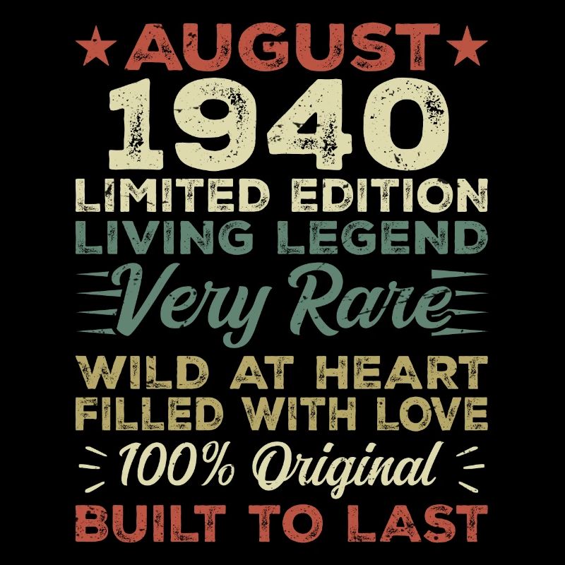 August 1940 - Gift Idea for August 1940 - 1940