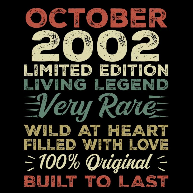 2002 October 2002 birthday October 2002 Original