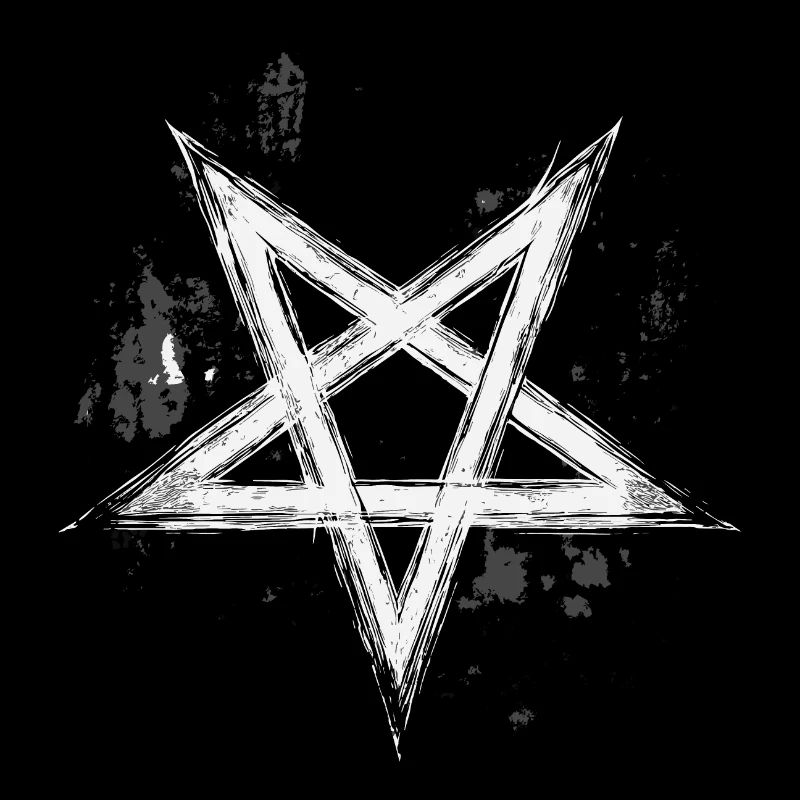 Black Metal Pentagramm