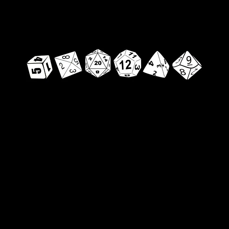 RPG Würfel Dice Dragons CUBE CHAIN Shirt