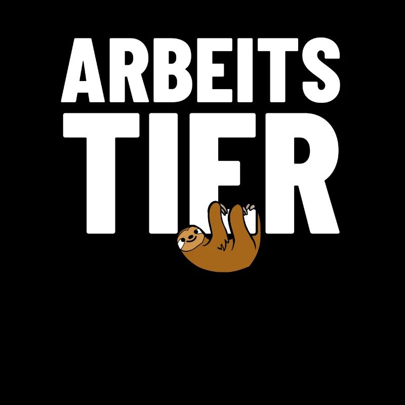Ich bin ein Arbeitstier - das Faultier