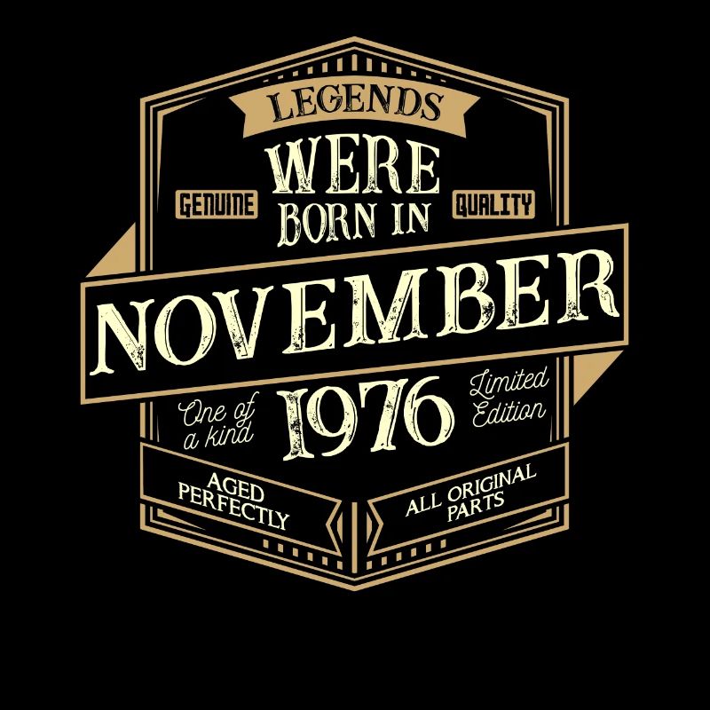 November 1976 Geburtstag Mann