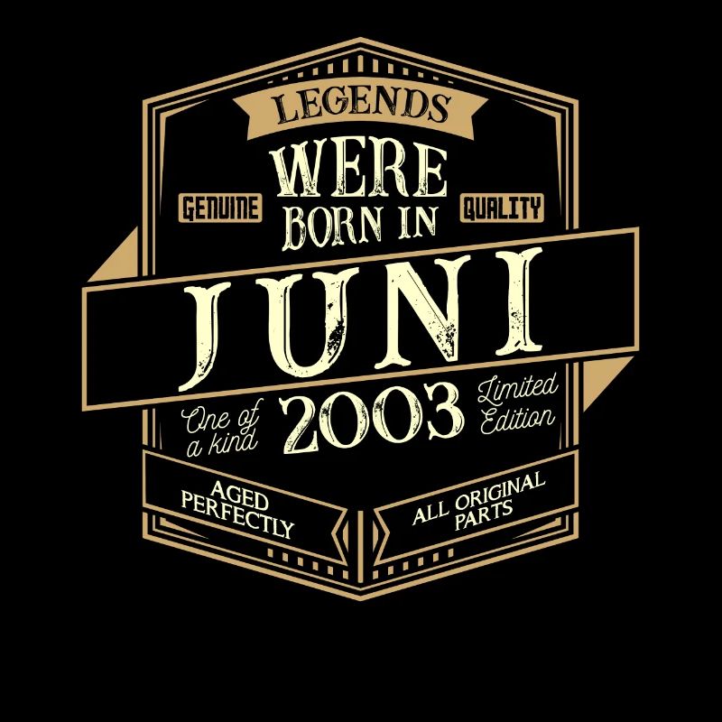 Juni 2003 Geburtstag Mann