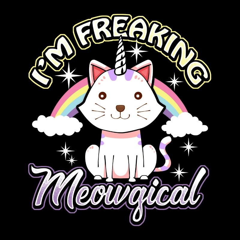 Cadeau de licorne de licorne de chat de chat