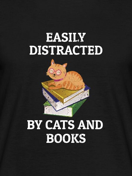 Books Book Stack Cat