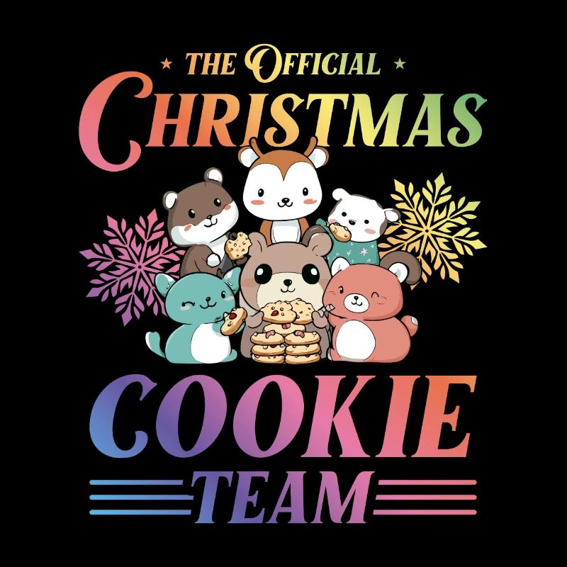 Biscuits de Noël Cuisson Équipe Animaux Coloré