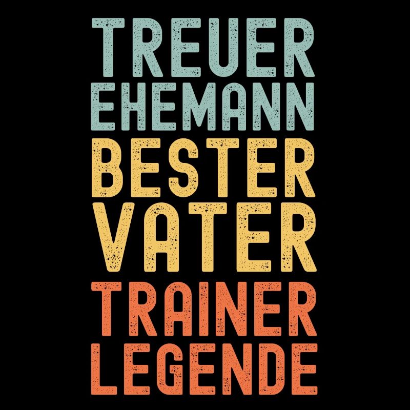 Ehemann Vater Legendärer Trainer retro vintage