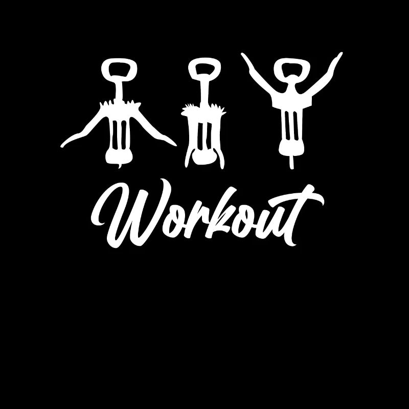 Wine Workout - Red Wine Funny White Wine Gift
