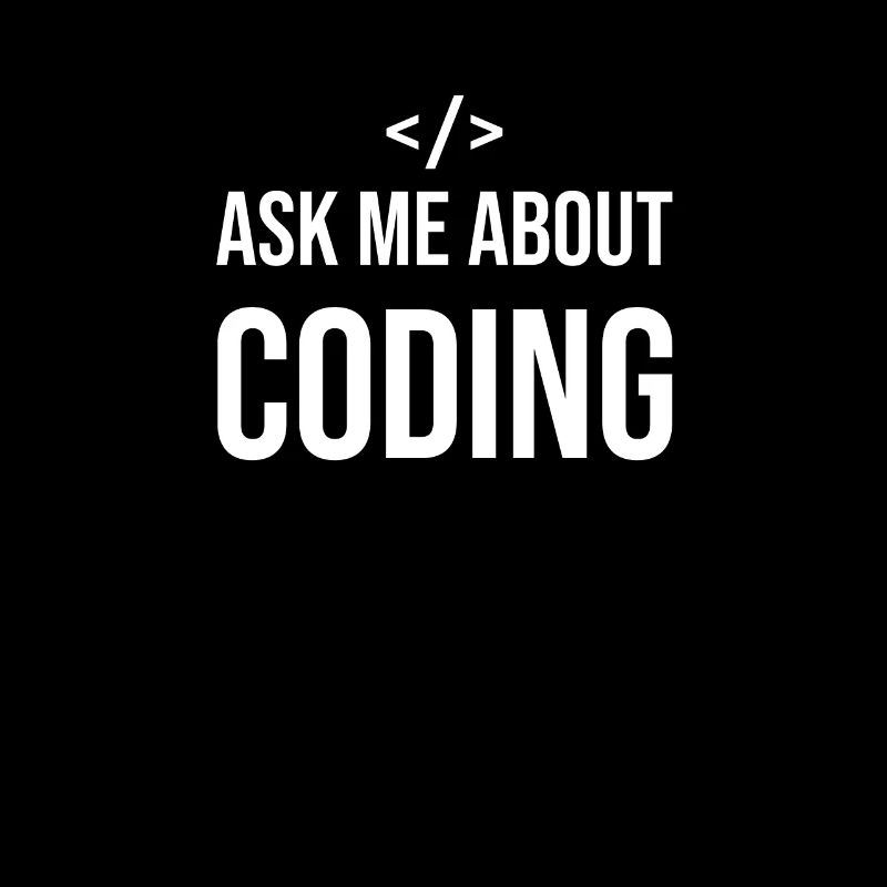 Drôle de programmeur disant Coding Informatik IT