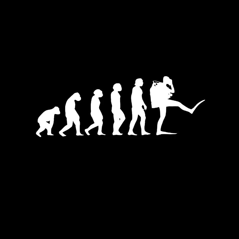 Tauchen Evolution - Taucher Geschenk