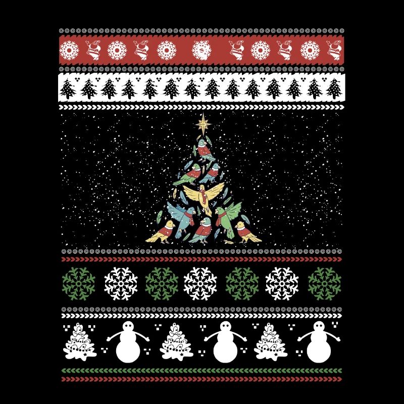 Oiseaux Arbre de Noël Noël