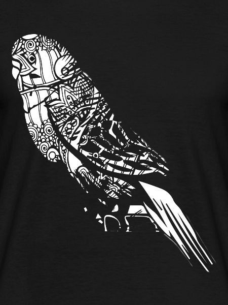 Parakeet Floral Pattern