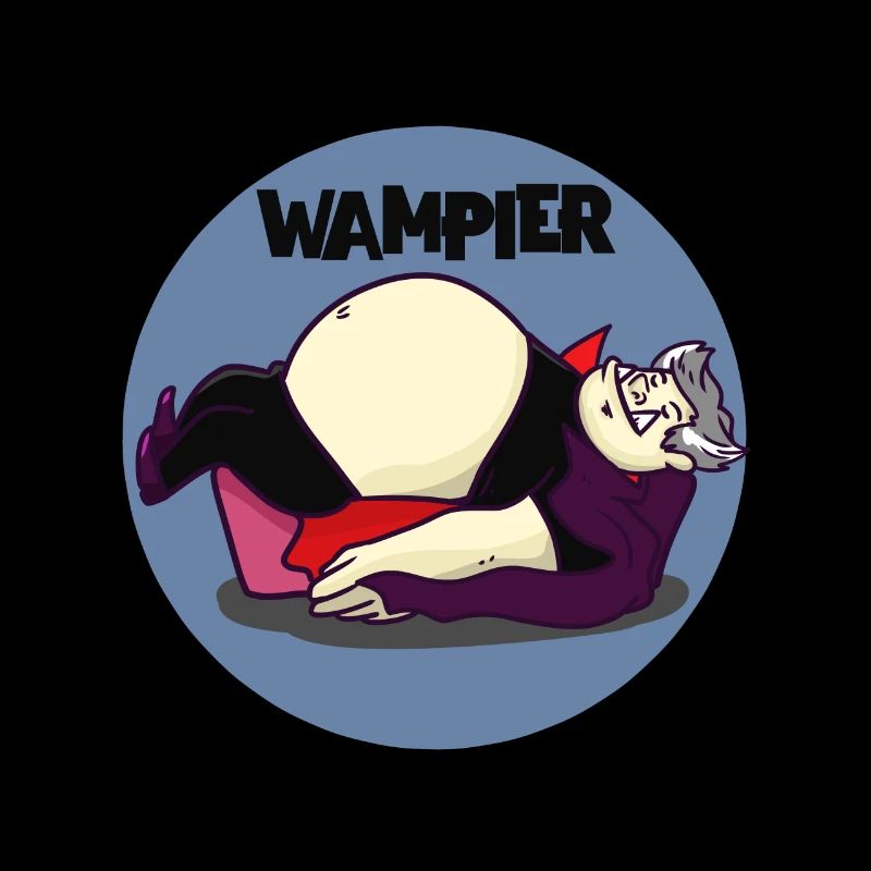 Wampier vampire fat fat word joke gift idea