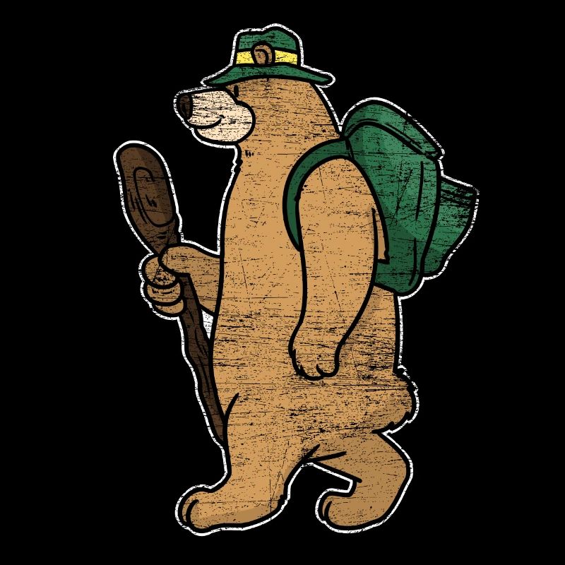 Backpacker Bär Geschenk