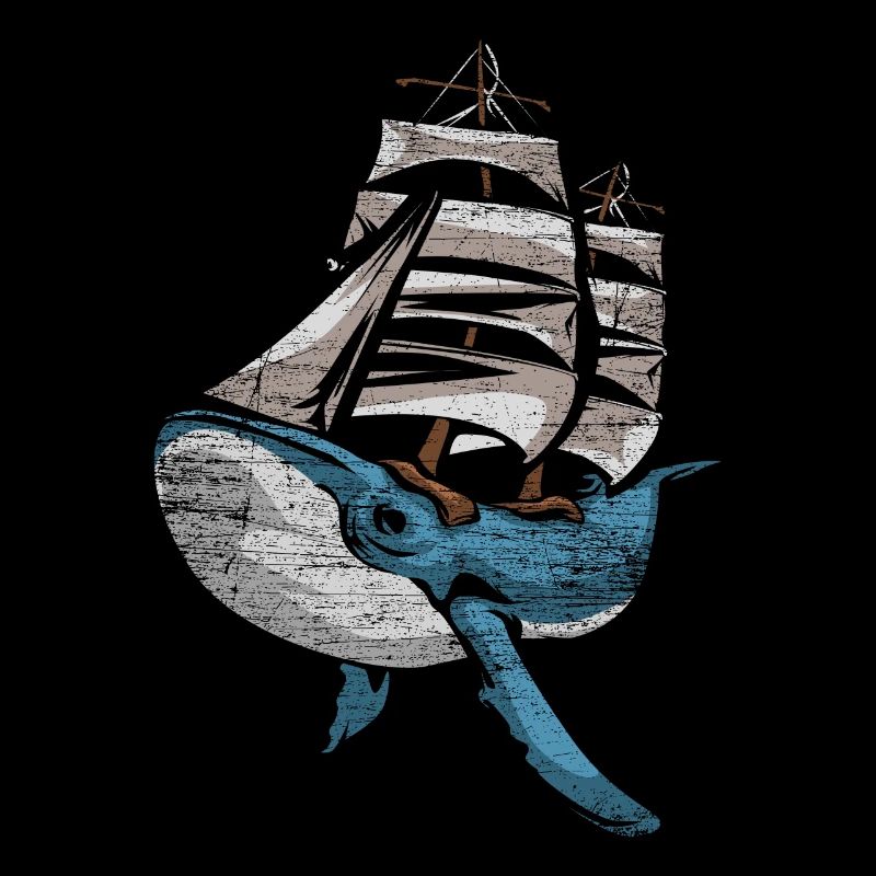 Whale ship shipping sailing ship