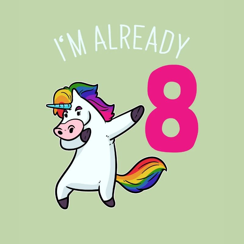 8e anniversaire de licorne
