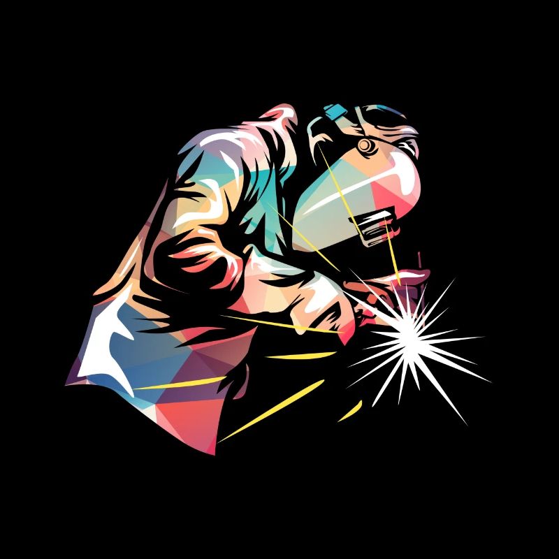 Welder welding