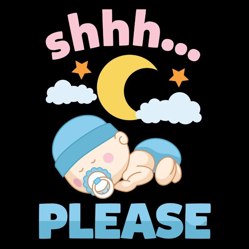 Shhh Baby schläft Geschenk Süß