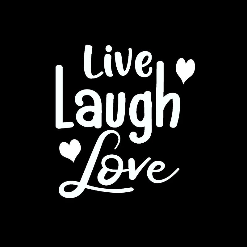 Idée cadeau Live Laugh Love #
