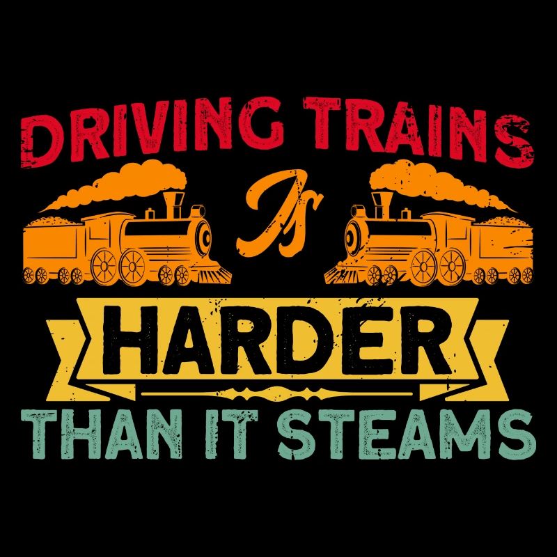 Trains Locomotive Engine Driver Gift