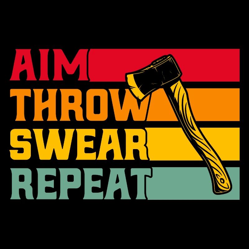 Professional axe throwing competitions in axe throwing