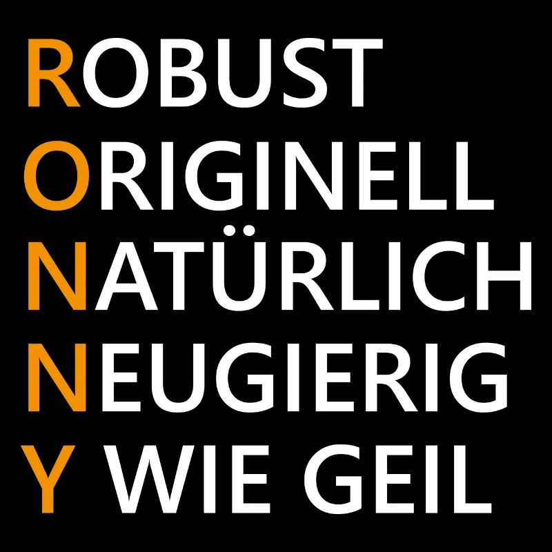 Ronny Name Geschenk