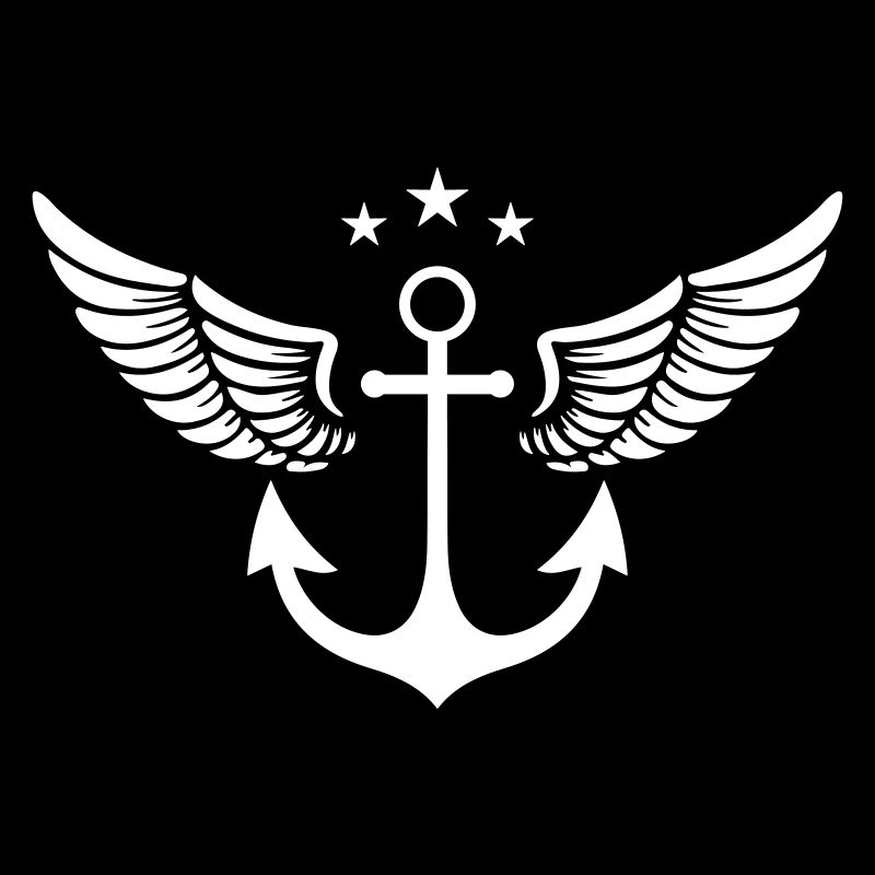 anchor symbol wing
