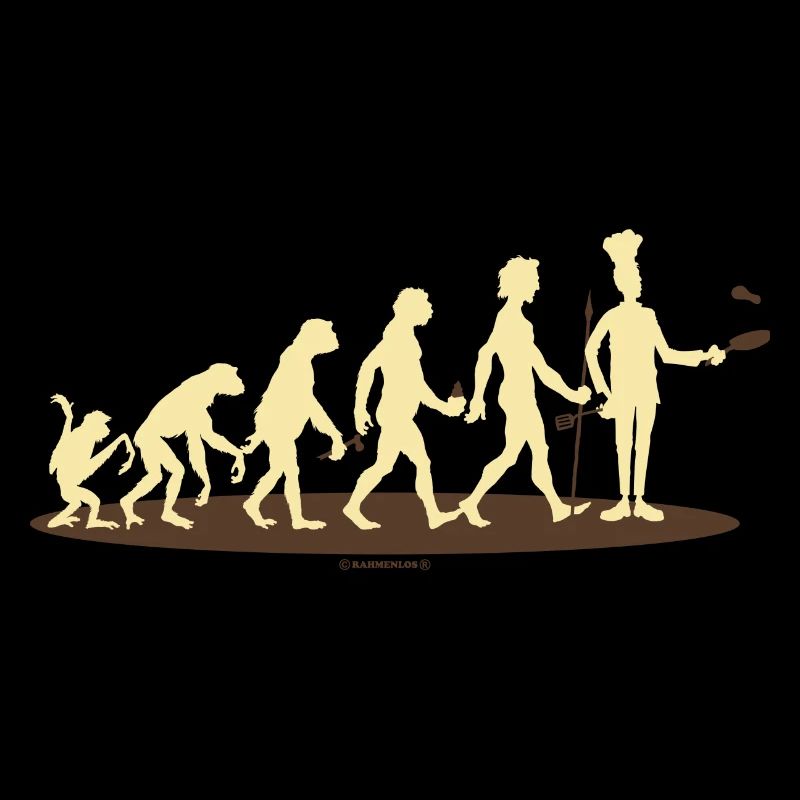 BBQ - Evolution Koch vom Affen zum Chef-Koch -