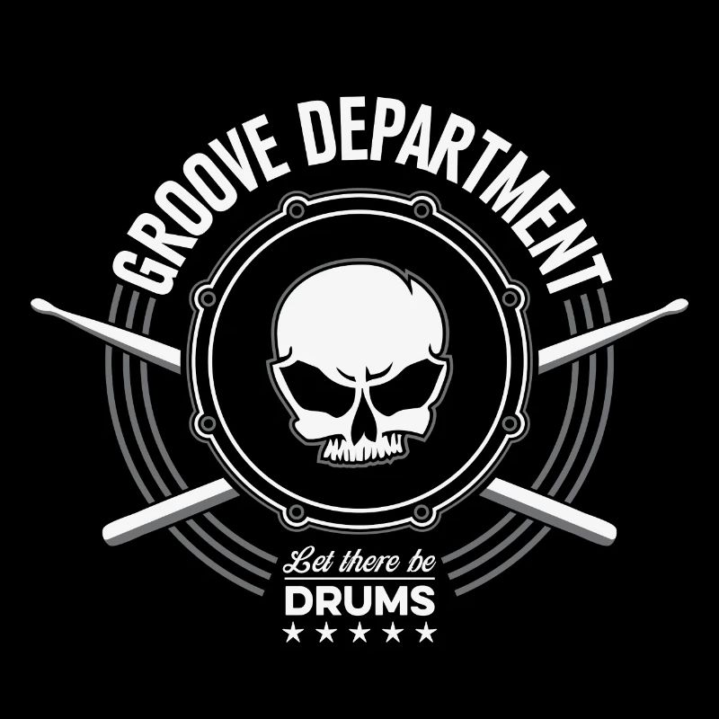 Drums Skull Gift pour les batteurs